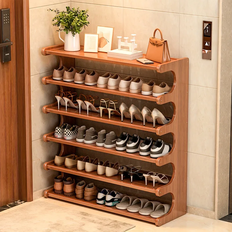 6 Tier Bamboo Shoe Rack Organizer